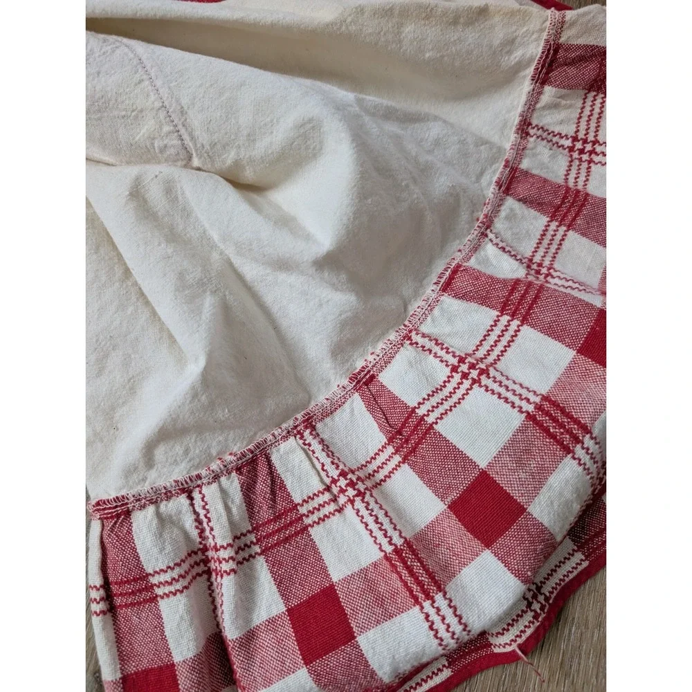 Vintage Valentine's Half Waist Kitchen Hostess Apron with Red Heart‎